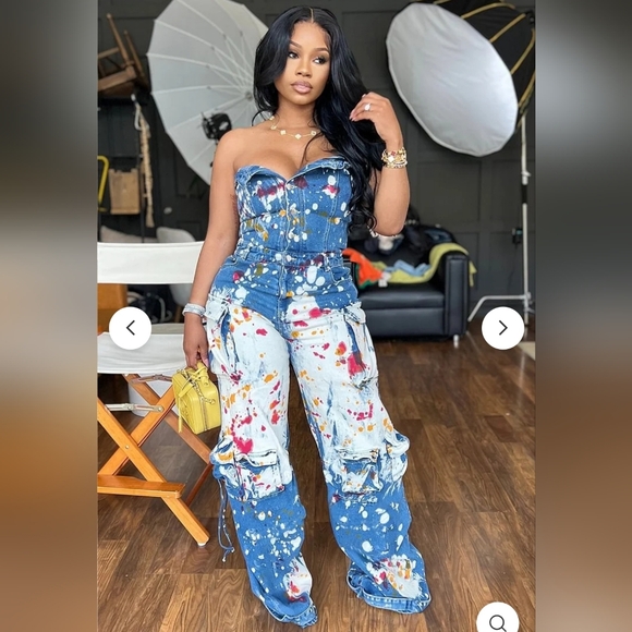 BRAND NEW HAND PAINTED CARGO JUMPER - Picture 5 of 5